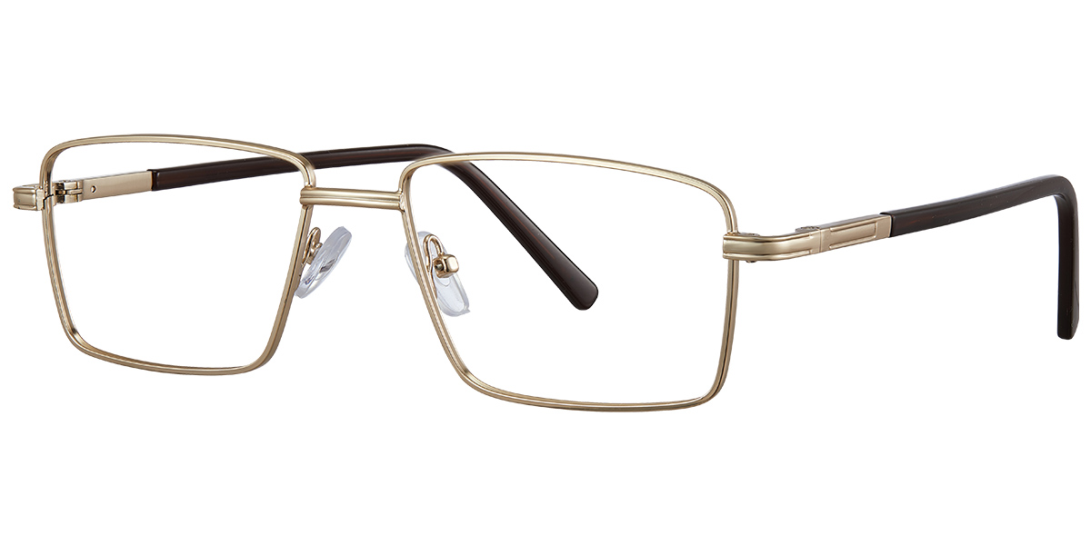 Rectangle Reading Glasses gold