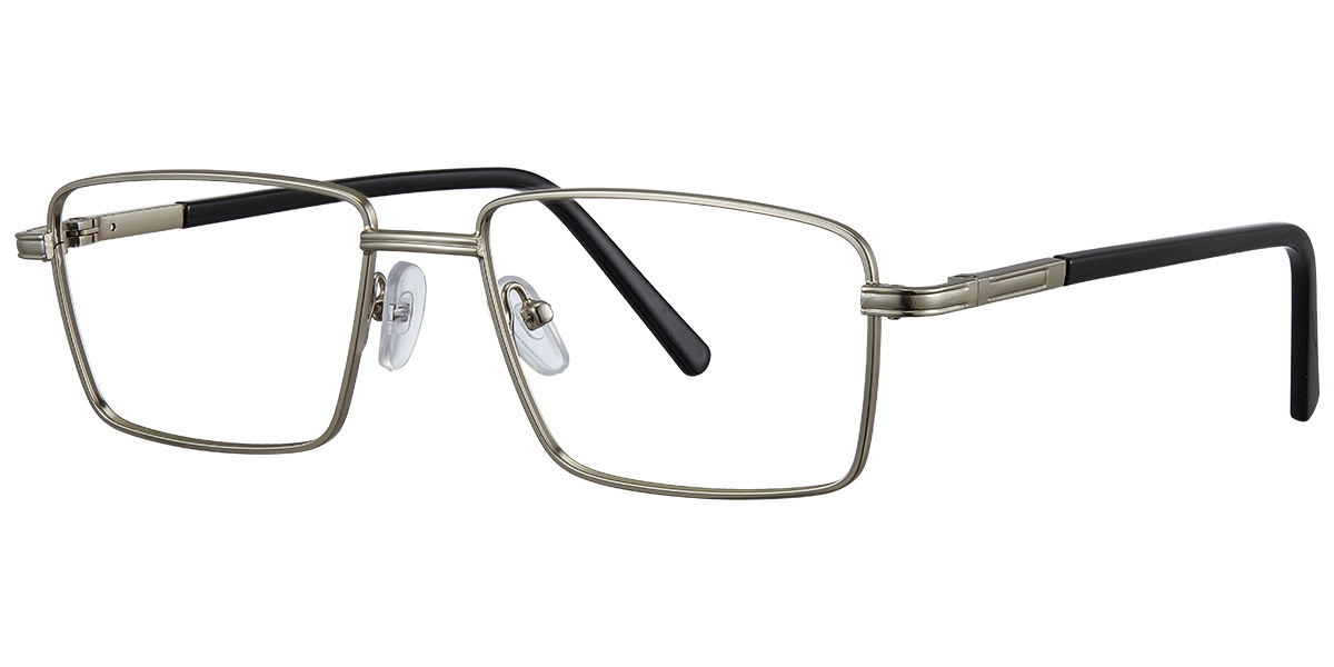 Rectangle Reading Glasses silver