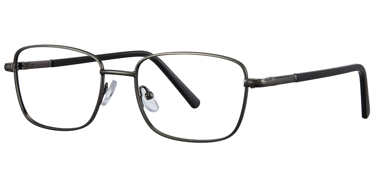 Rectangle Reading Glasses gun_metal