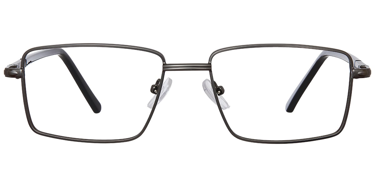 Round Reading Glasses gun_metal