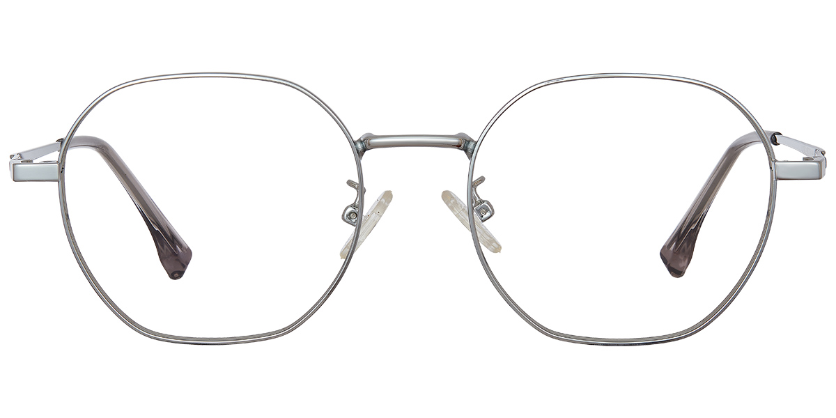 Geometric Reading Glasses silver