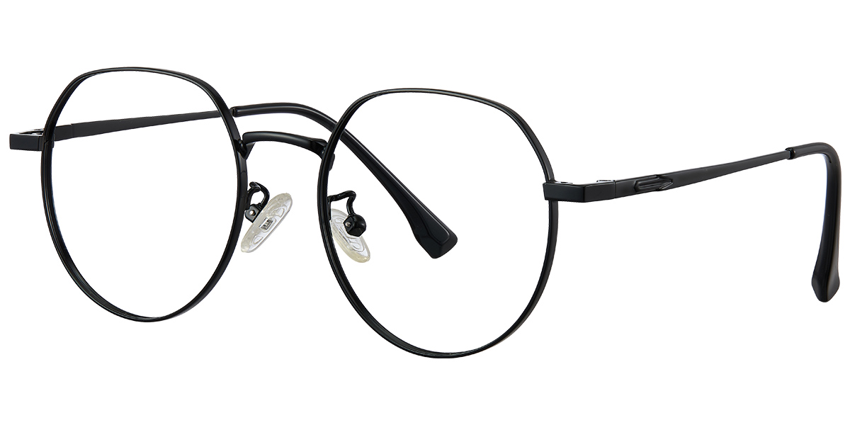 Round Reading Glasses black