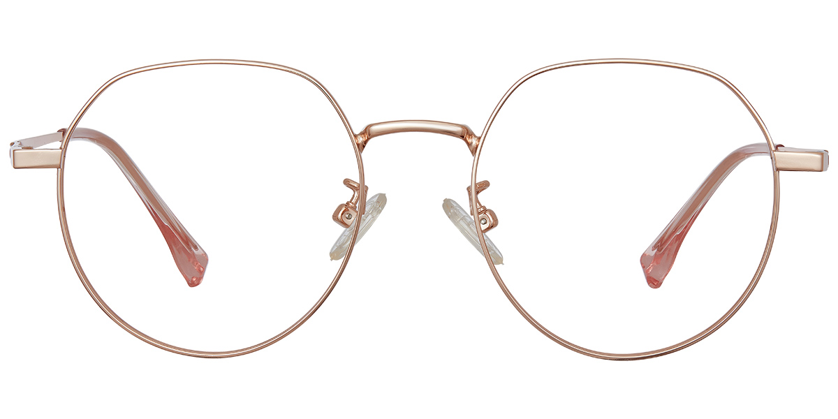 Round Reading Glasses rose_gold