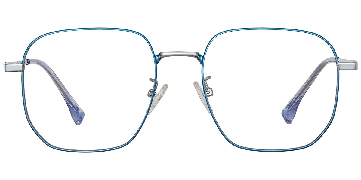 Square Reading Glasses blue