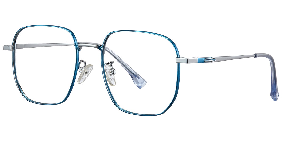 Square Reading Glasses blue