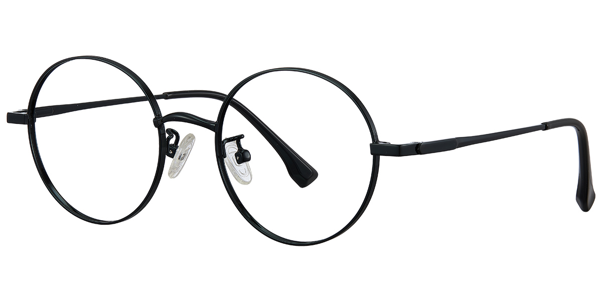 Round Reading Glasses black