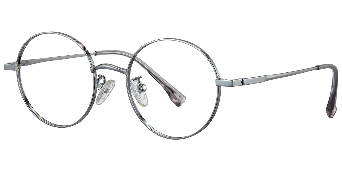 Round Reading Glasses silver