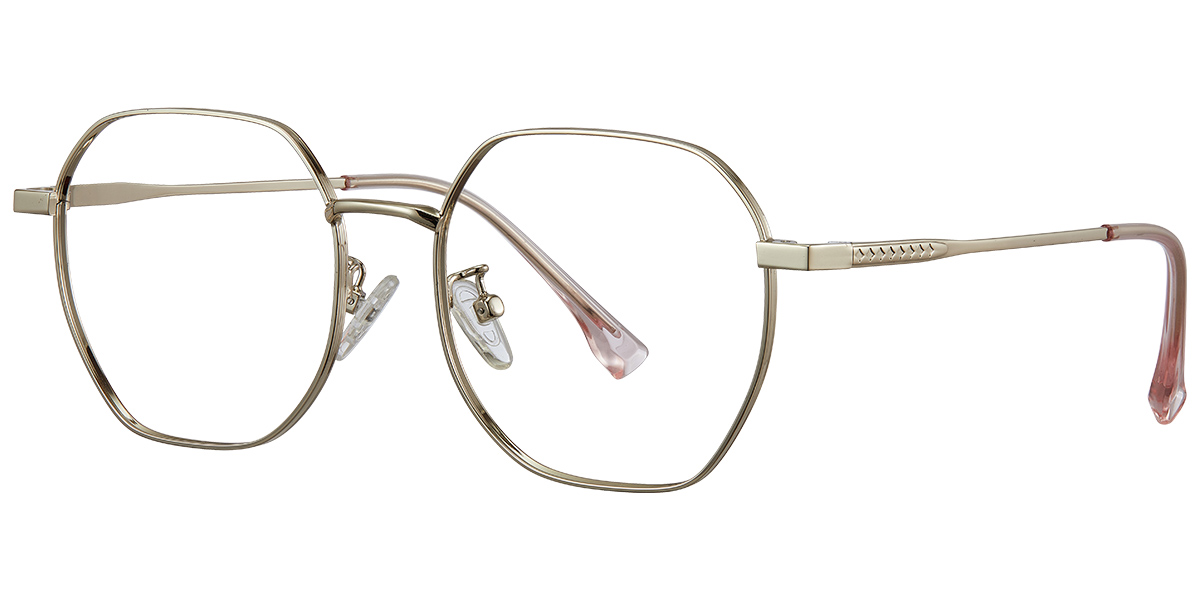 Square Reading Glasses gold