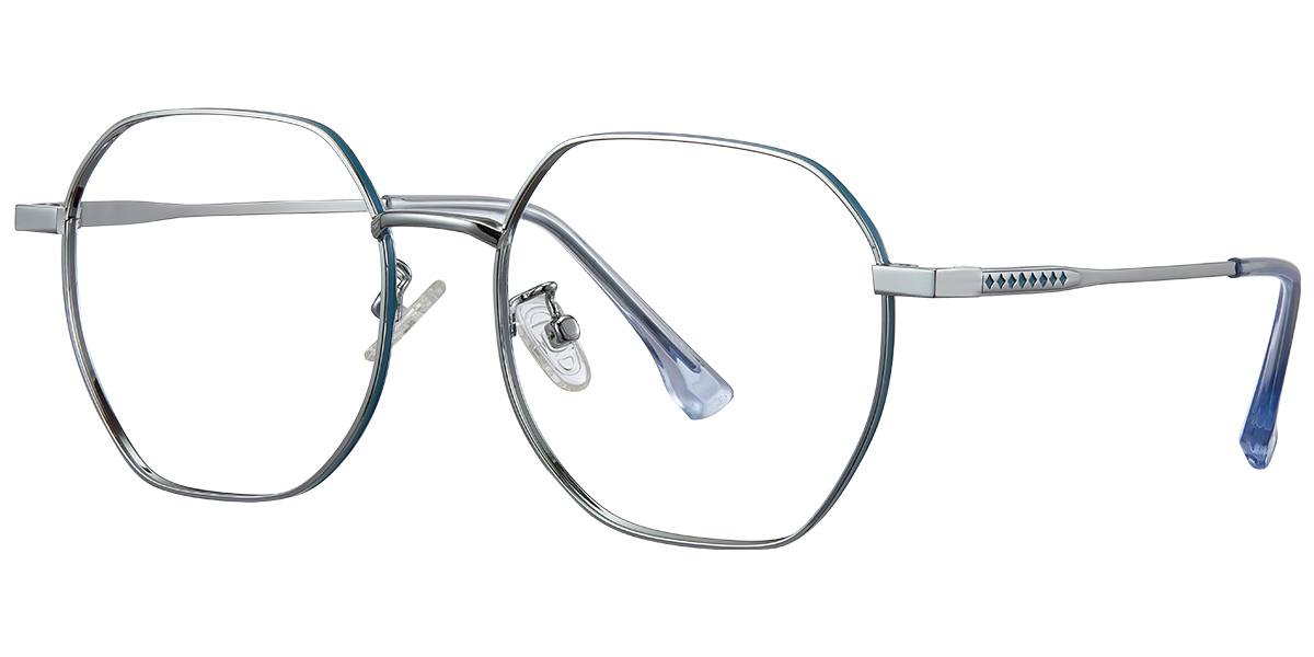 Square Reading Glasses blue