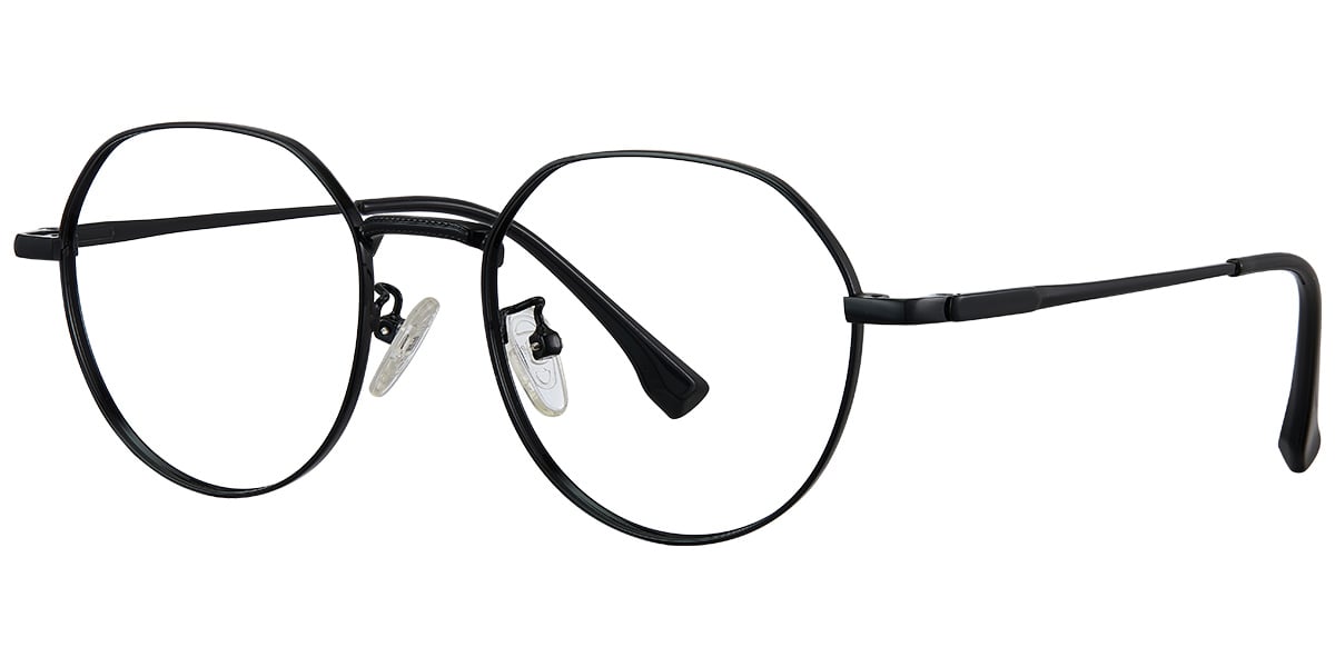 Round Reading Glasses black