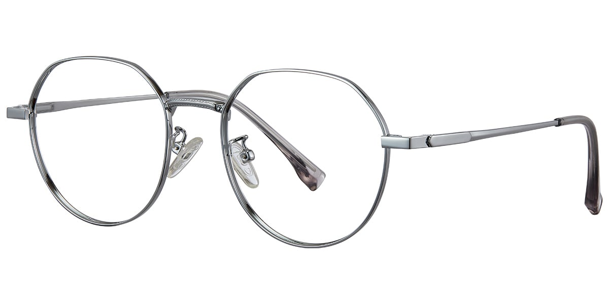 Round Reading Glasses silver