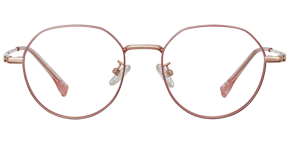 Round Reading Glasses pink