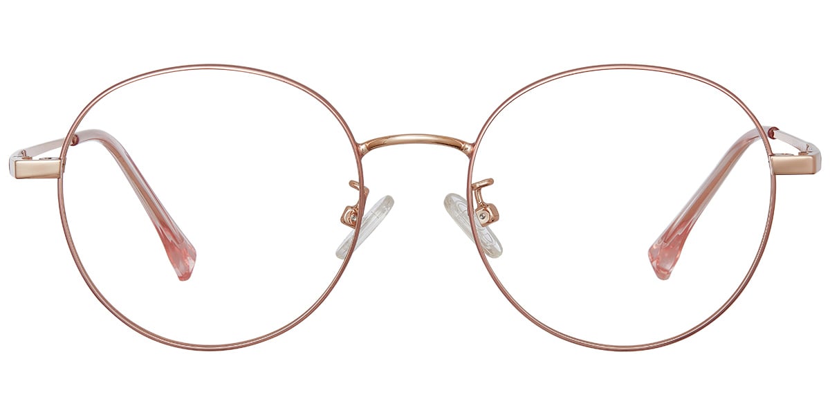 Round Reading Glasses pink