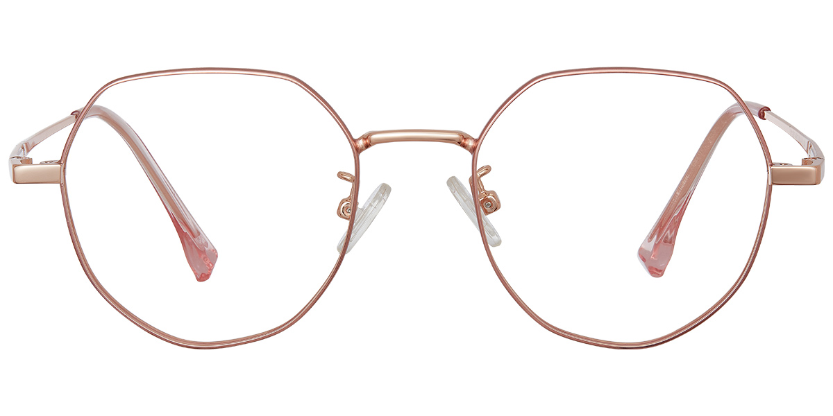 Geometric Reading Glasses pink