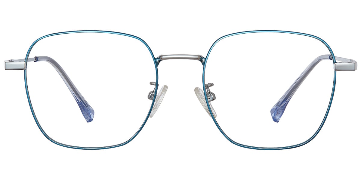 Square Reading Glasses blue