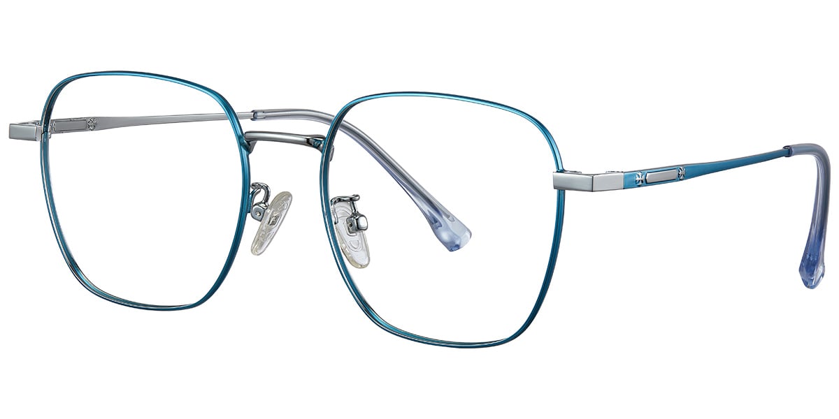 Square Reading Glasses blue