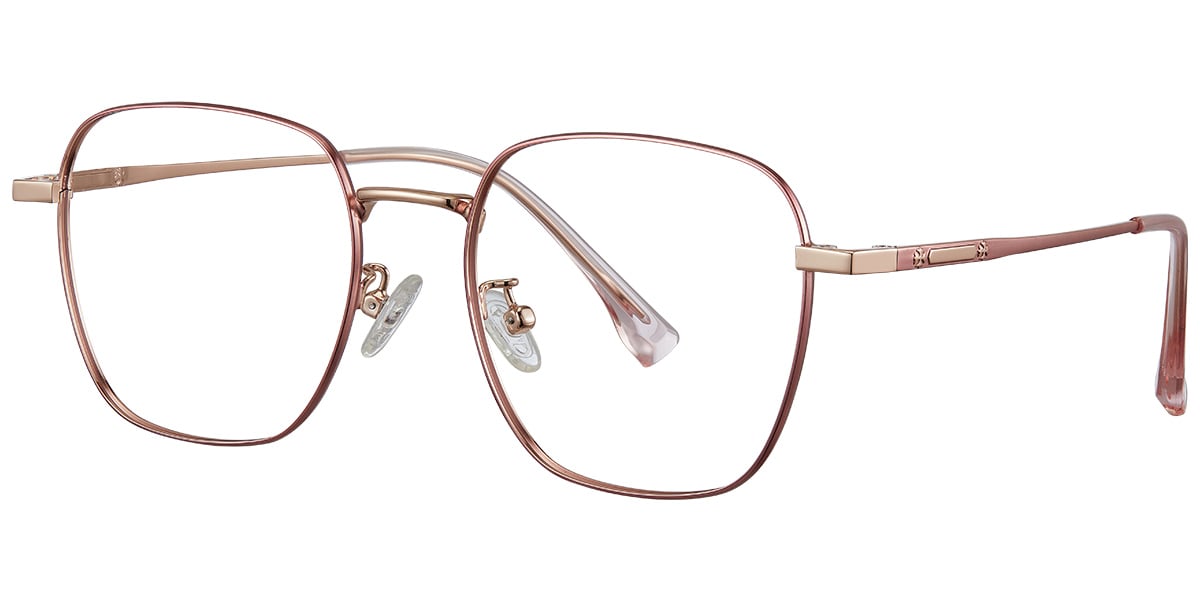 Square Reading Glasses pink