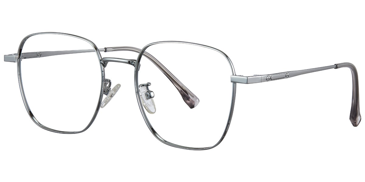 Square Reading Glasses silver