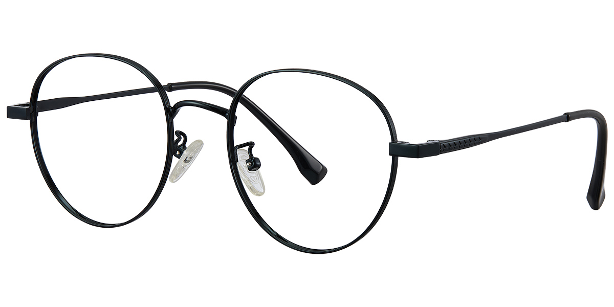 Round Reading Glasses black