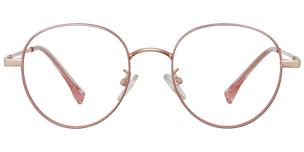 Round Reading Glasses pink