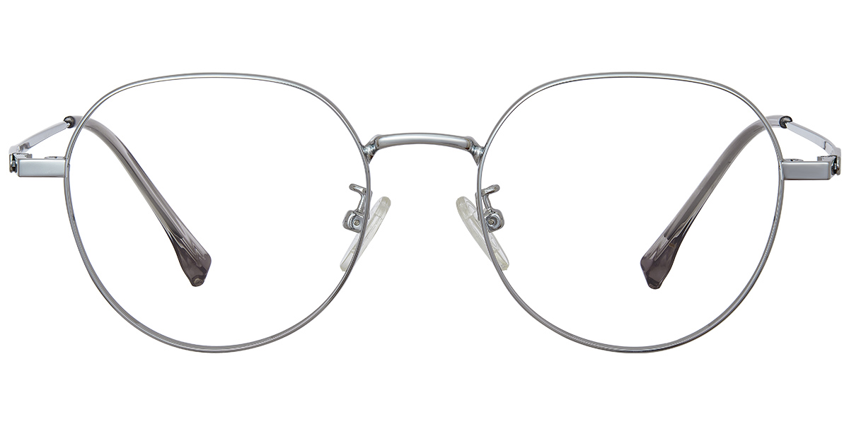 Geometric Reading Glasses silver