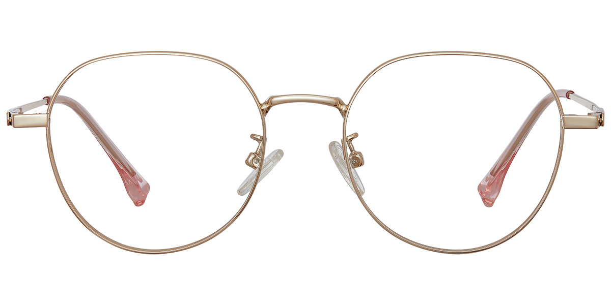 Geometric Reading Glasses gold