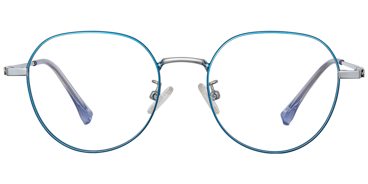 Geometric Reading Glasses blue