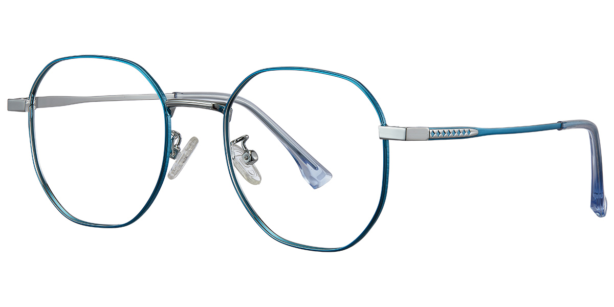 Square Reading Glasses blue