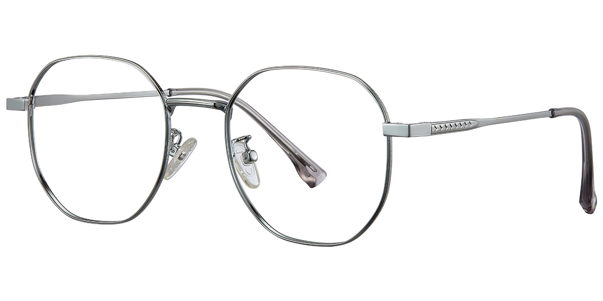 Square Reading Glasses silver