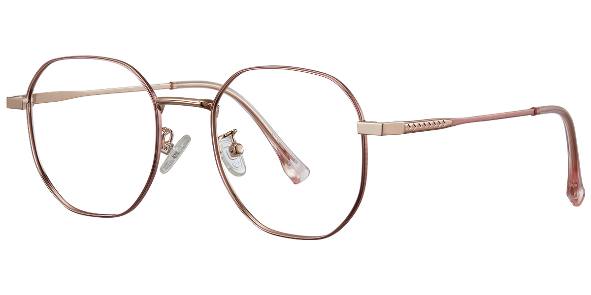 Square Reading Glasses pink