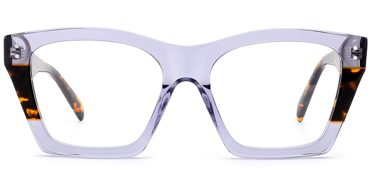 Acetate Square Reading Glasses pattern-grey