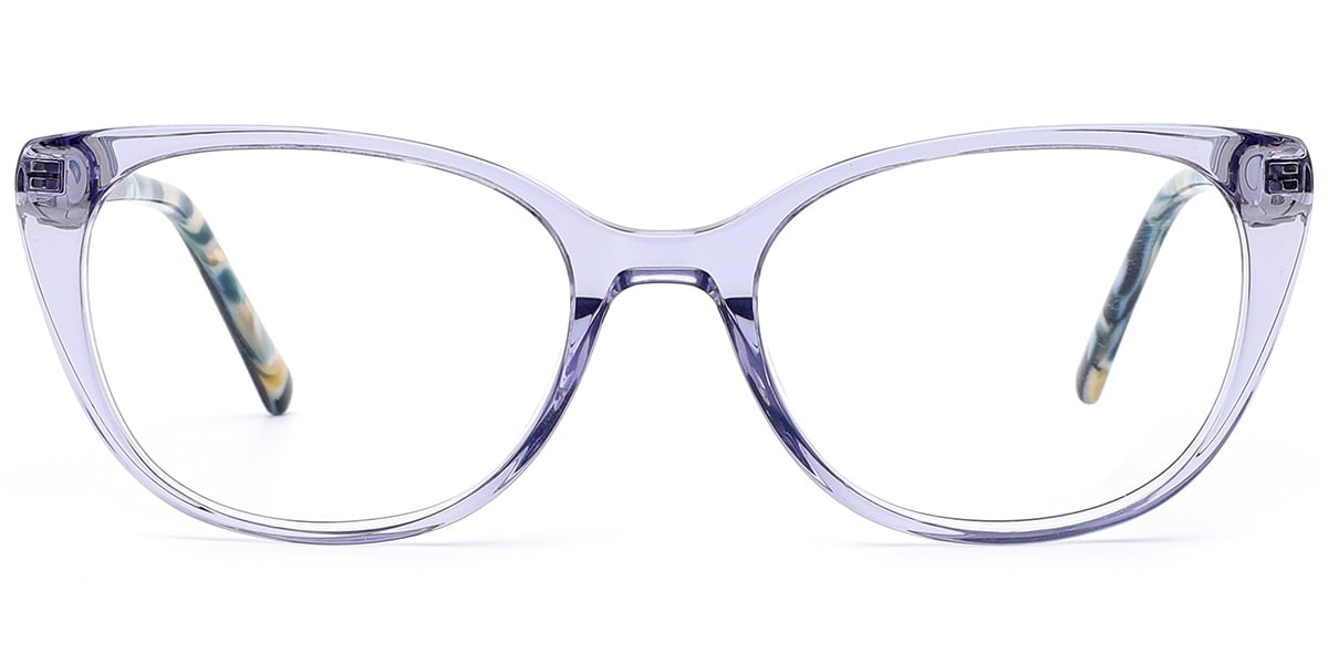 Acetate Cat Eye Reading Glasses translucent-grey