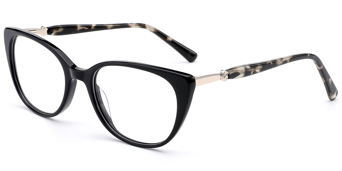 Acetate Cat Eye Reading Glasses black