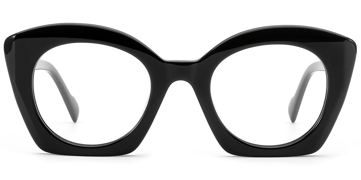 Acetate Square Reading Glasses black