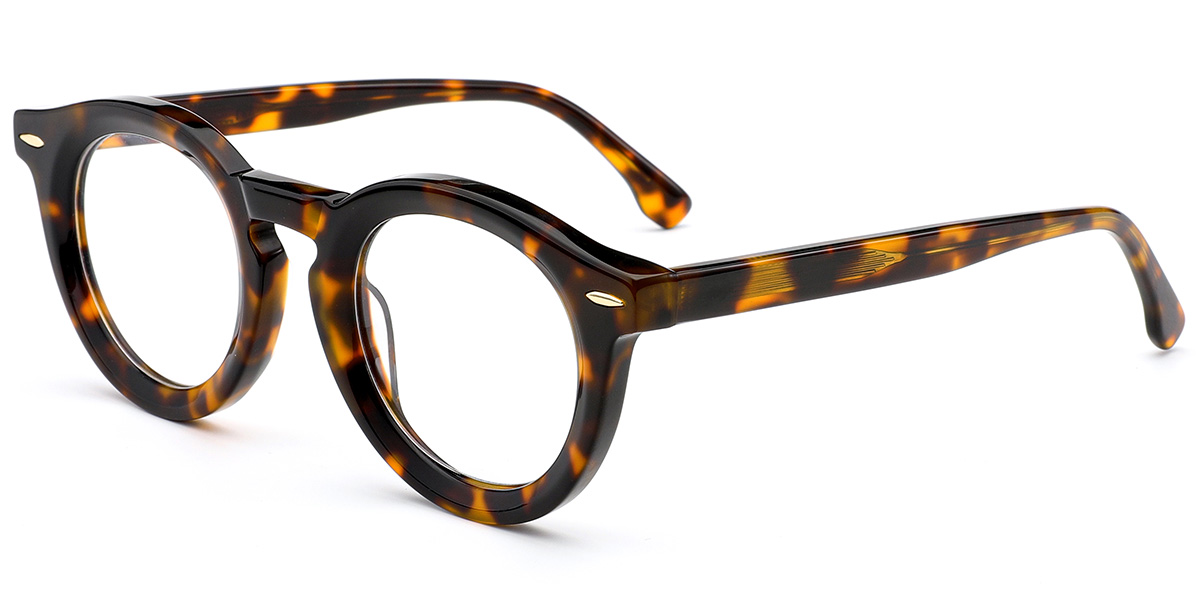 Acetate Round Reading Glasses tortoiseshell