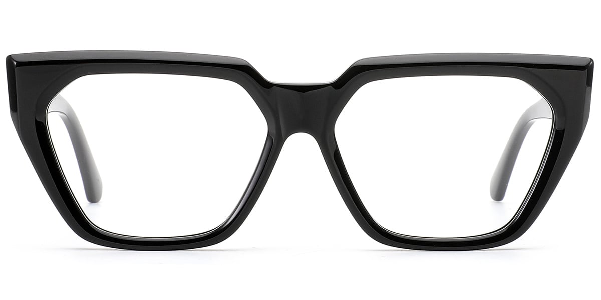 Acetate Square Reading Glasses black