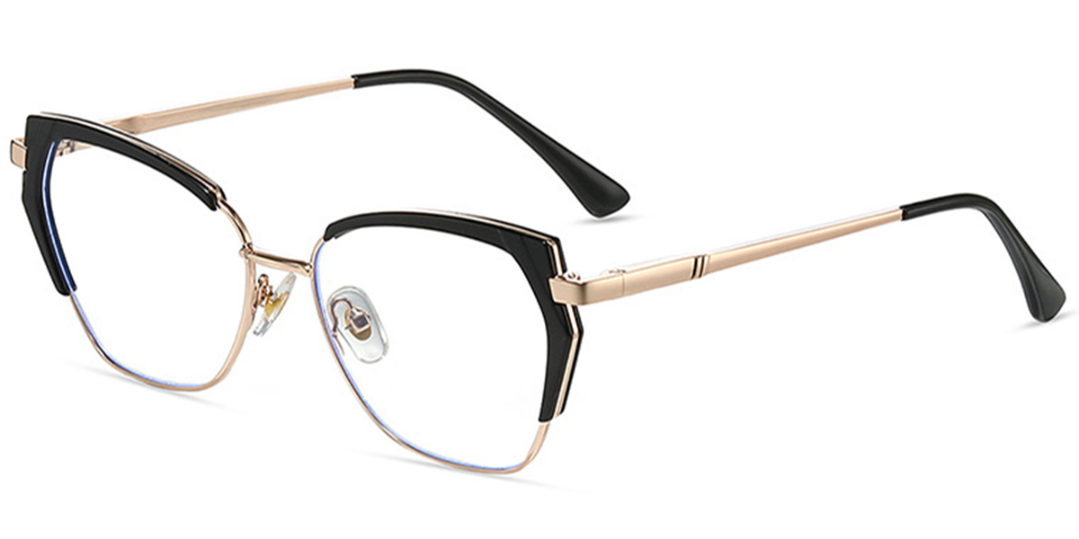 Geometric Reading Glasses black