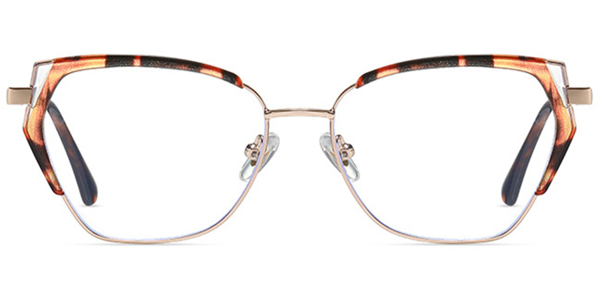 Geometric Reading Glasses tortoiseshell