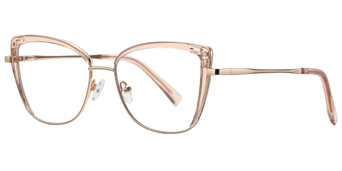 Cat Eye Reading Glasses translucent-light_brown