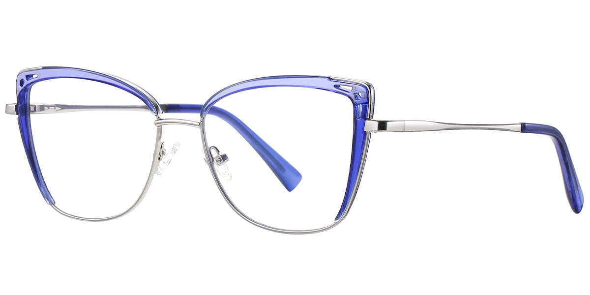 Cat Eye Reading Glasses blue