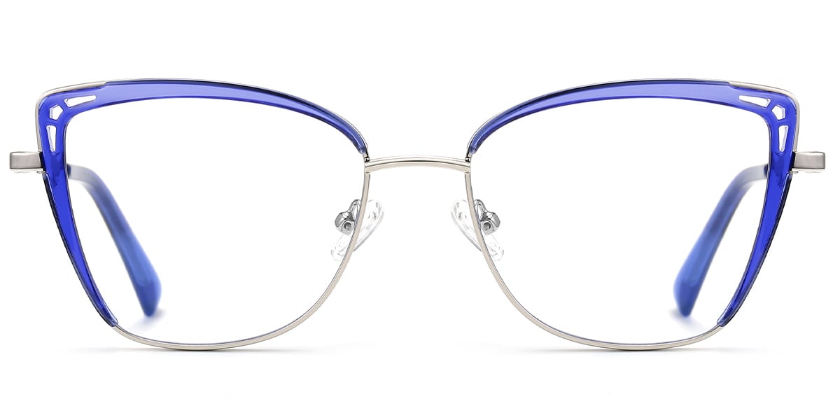 Cat Eye Reading Glasses blue