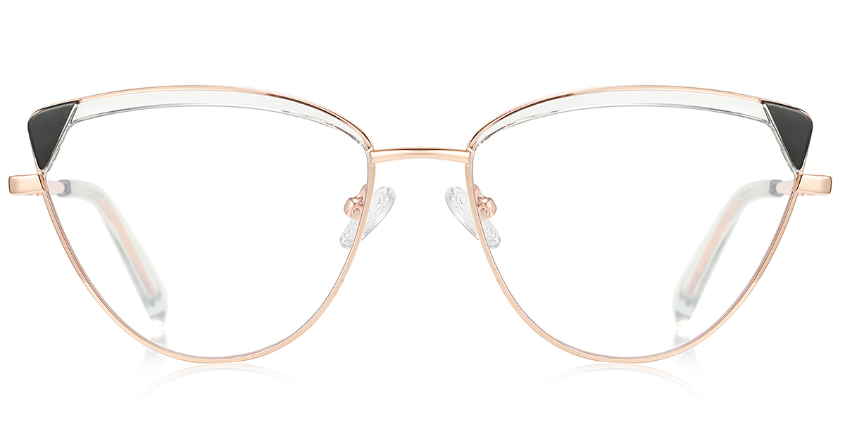 Cat Eye Browline Reading Glasses pattern-translucent