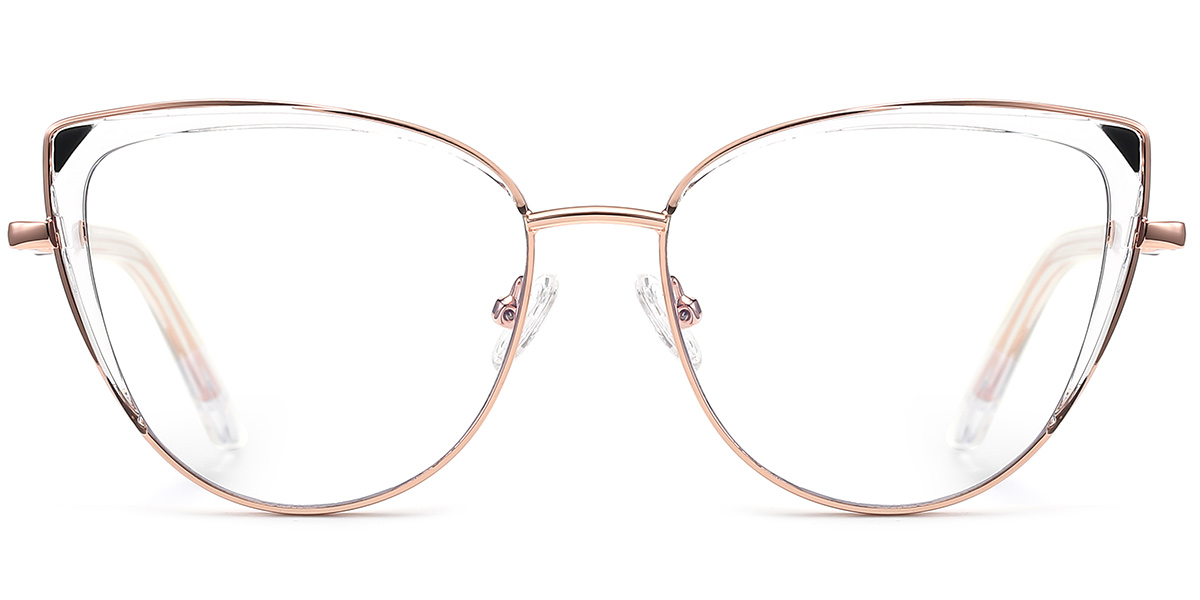 Cat Eye Reading Glasses pattern-translucent