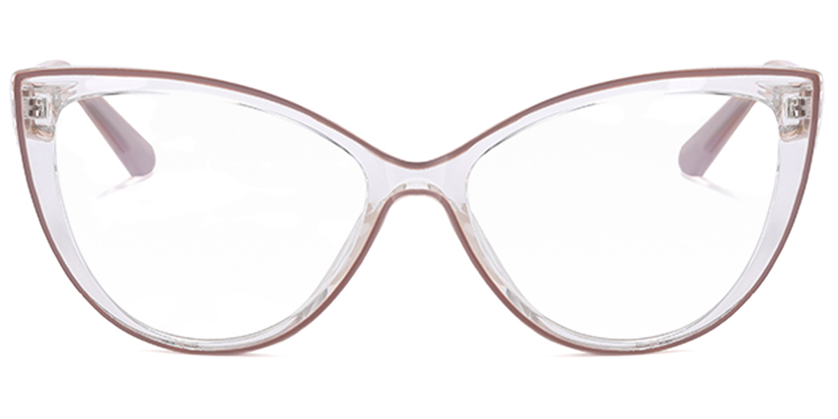 Cat Eye Reading Glasses pattern-light_brown