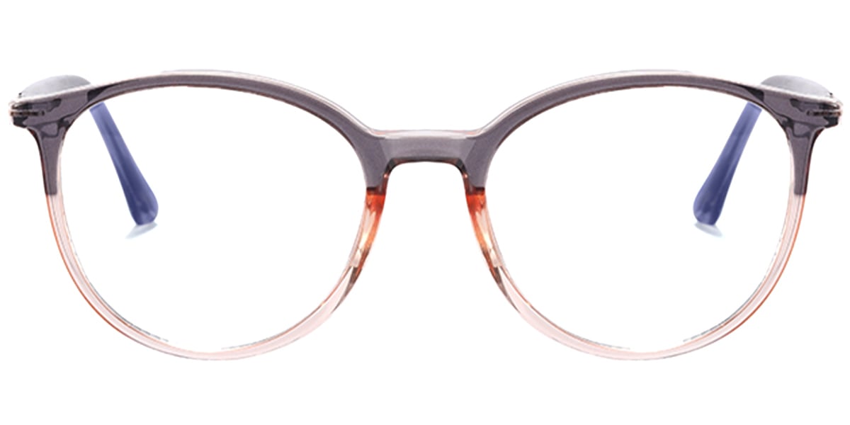 Round Reading Glasses pattern-grey