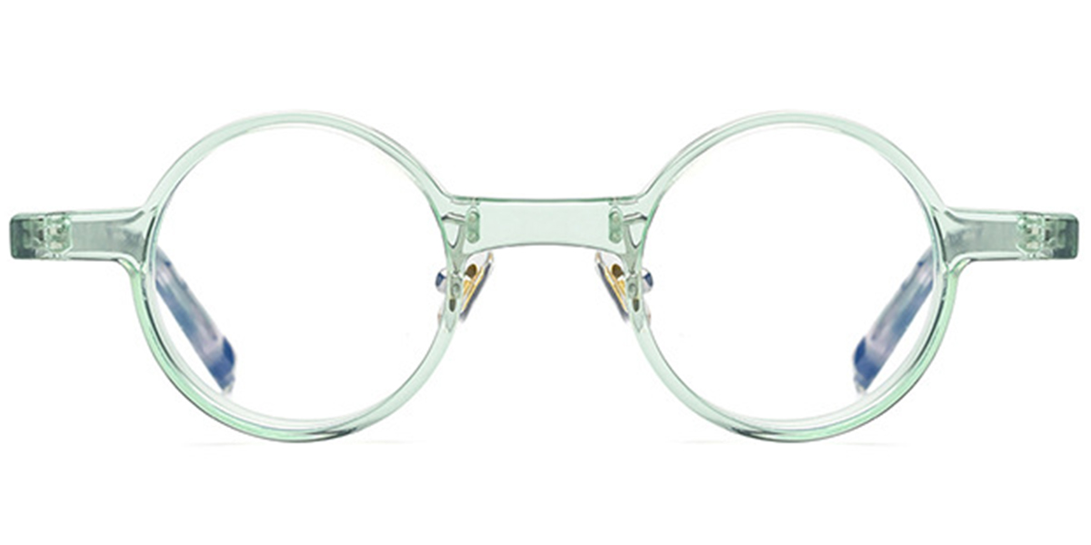 Acetate Round Reading Glasses light_green