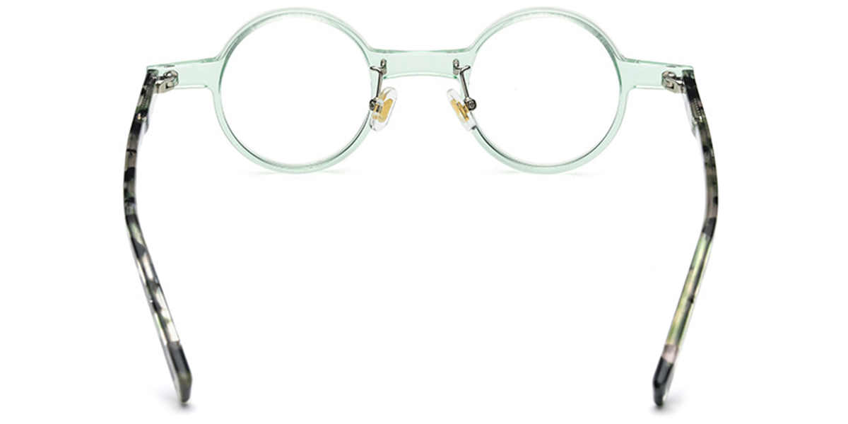 Acetate Round Reading Glasses light_green