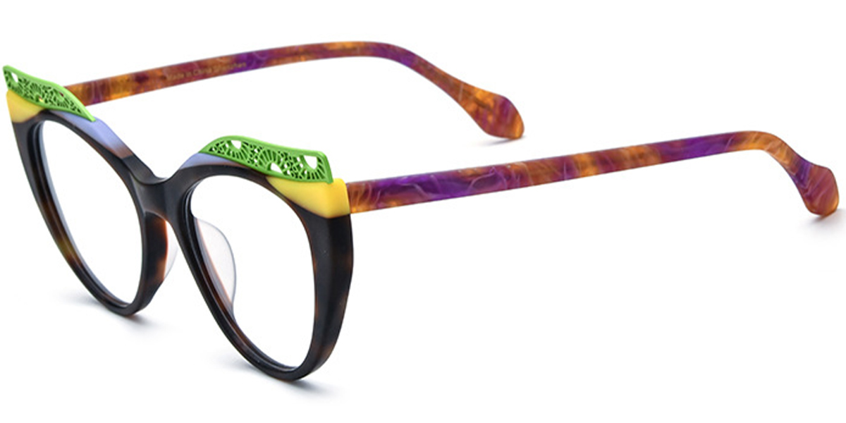 Acetate Cat Eye Reading Glasses pattern-tortoiseshell