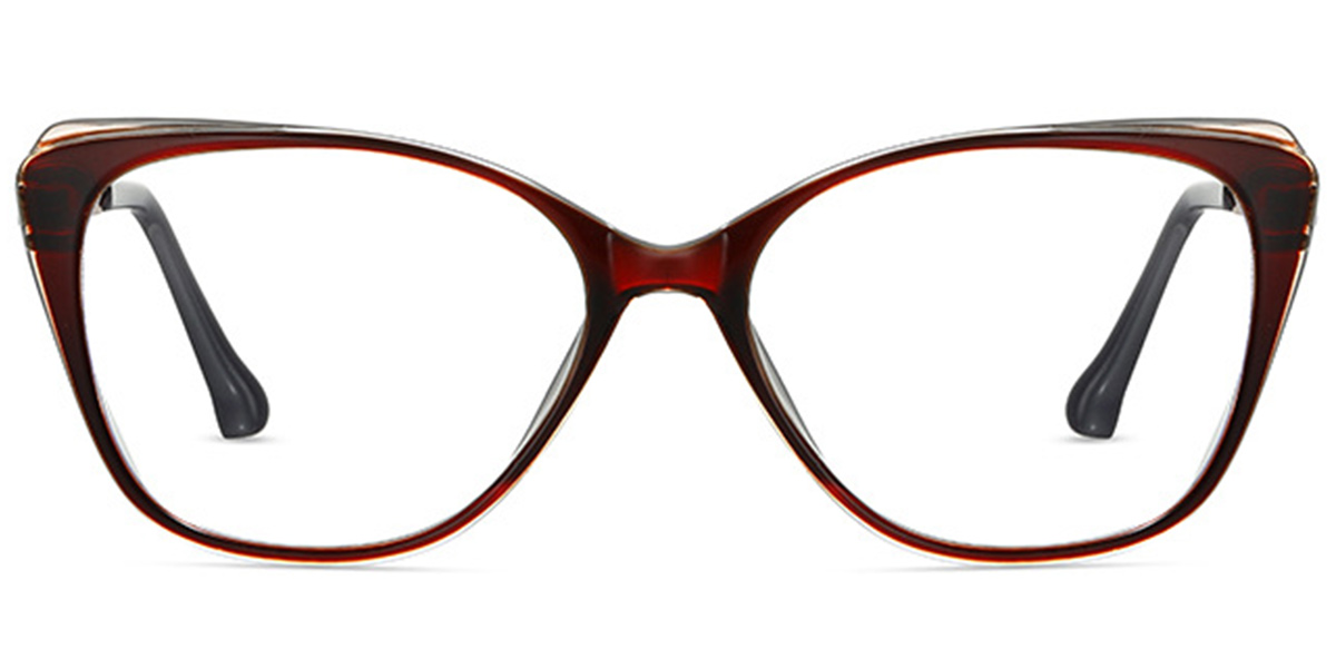 Cat Eye Reading Glasses brown