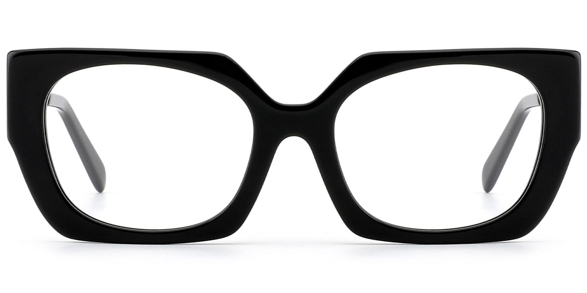 Acetate Square Reading Glasses black